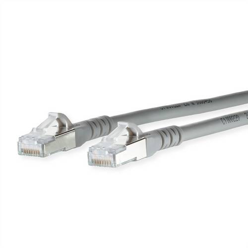 Metz Connect Patchkabel Cat.6A AWG 26, LSOH, grau, 0,2m