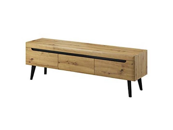 Furniture24 Tv Schrank NORDI Lowboard Unterschrank Skandinavische Stil (Artisan Eiche)