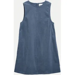 Cord Minikleid Blau M