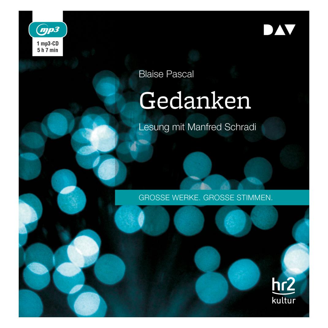 Audio Verlag Gedanken (Blaise Pascal, Manfred Schradi, Deutsch) (8088388)