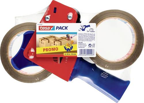 Tesa 57455-00001-02 Klebeband-Abroller tesapack Chamois (L x B) 66m x 50mm 1St.