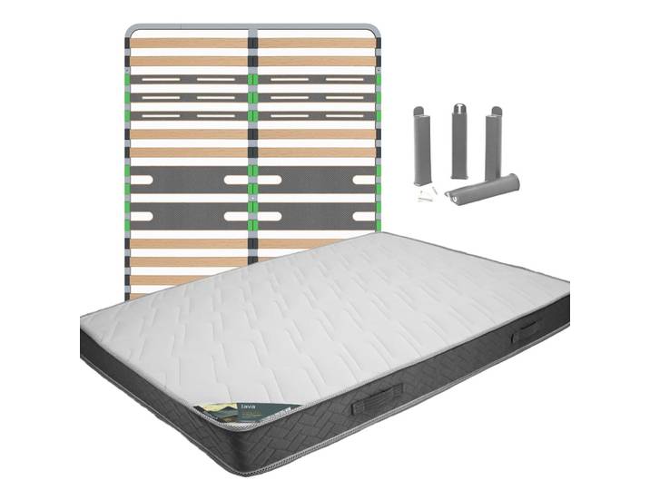 Pack matelas + altozone 120x190 + pieds