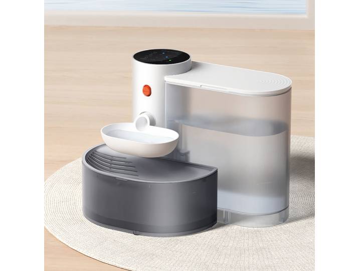 Smart Pet Water Fountain 3L/100oz Automatic Cat Water Fountain No Filter Pet Drinking Dispenser for Cats and Small Dogs