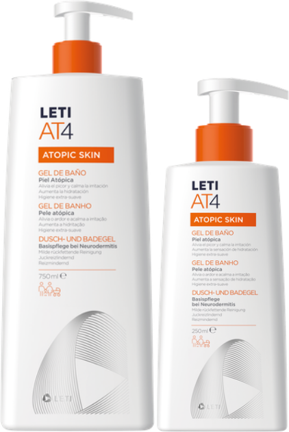 LetiAT4 Gel de Banho 750ml + 250ml
