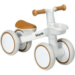 AIYAPLAY AIYAPLAY Kinder Laufrad Lauffahrrad ab 1 Jahr keine Schrauben Braun+Weiß