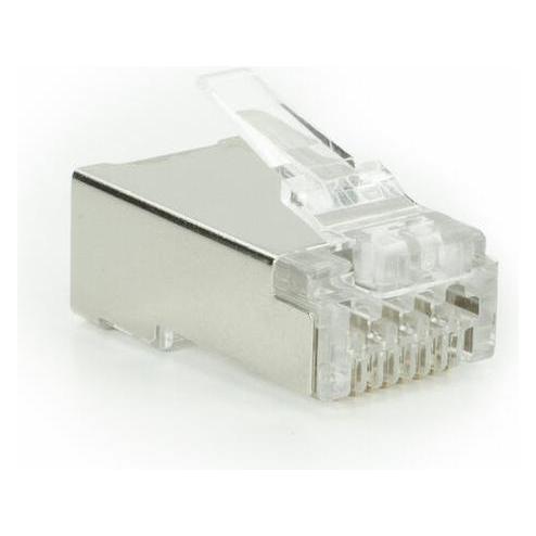 ACT CAT6A pass-through shielded modular RJ45 connector (TD168P)