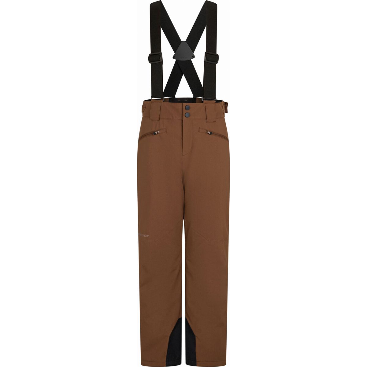 Ziener Axi-z Pants Junior Boys dark chestnut ripstop (678) 164 135010-678-164
