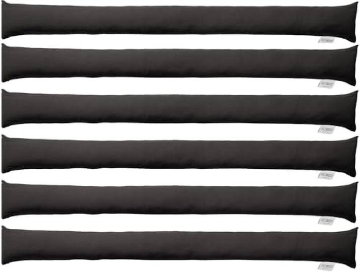 REDBEST Zugluftstopper - Türstopper - Windstopper - Luftzugstopper - Windschutz - für Fenster und Türen Serie Seattle - Premium-Qualität - mit Beschwerung anthrazit Größe 90x10 cm