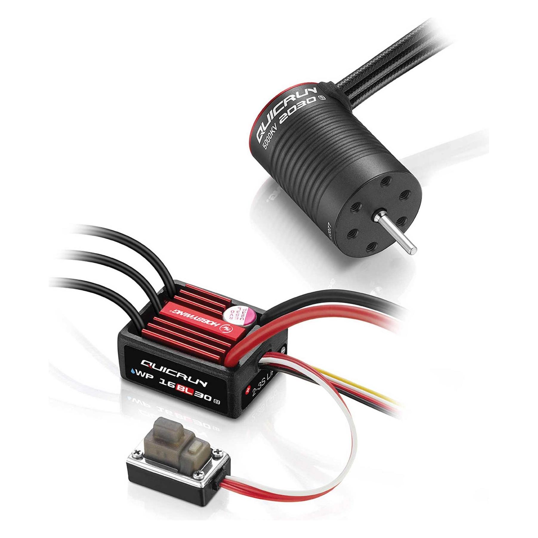 Hobbywing Combo WP16BL30 G2 mit 2030SL-5000kV-G2 (HW38030004)