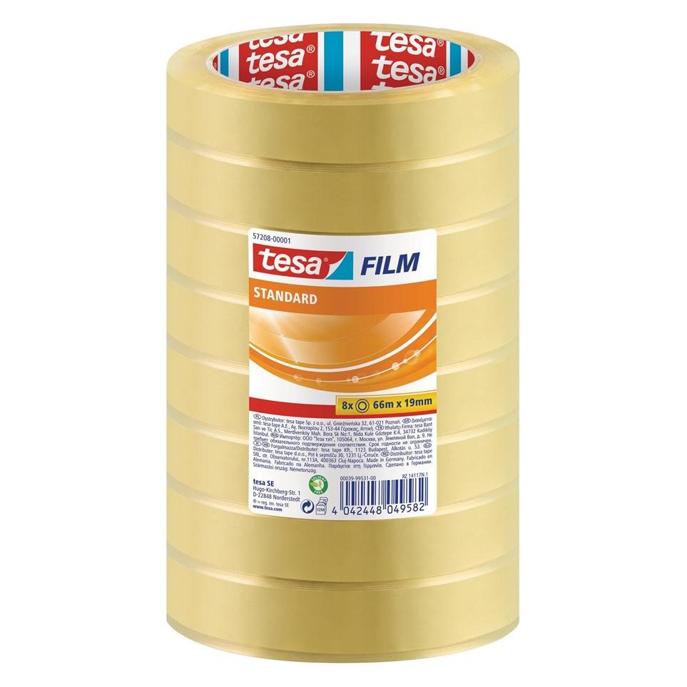 tesa 8x tesafilm STANDARD (19 mm) (57208-00001-01)