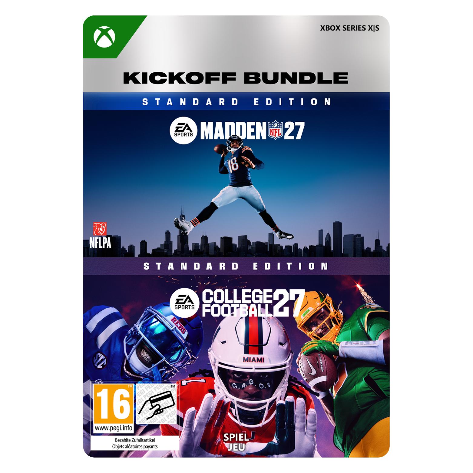 Microsoft Xbox COLLEGE FOOTBALL 27 - KICKOFF BUNDLE Download Code (EP2-68171)