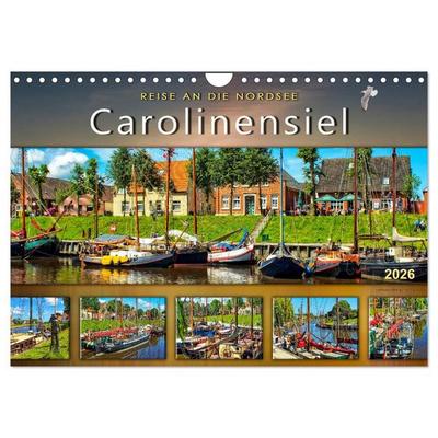 Reise an die Nordsee - Carolinensiel (Wandkalender 2026 DIN A4 quer), CALVENDO Monatskalender
