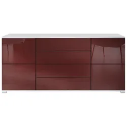 SIDEBOARD Rova Bordeaux Hochglanz