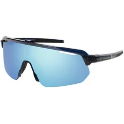 Sweet Protection, Unisex, Sportbrille, Shinobi RIG Reflect (Schwarz, Aquamarine), Blau