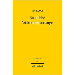 Staatliche Wohnraumvorsorge, Fachbücher von Pia Lange