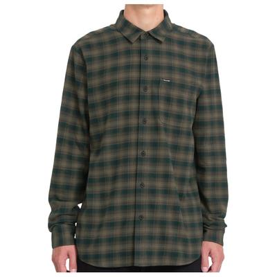 Volcom - Caden Plaid L/S - Hemd Gr M grau