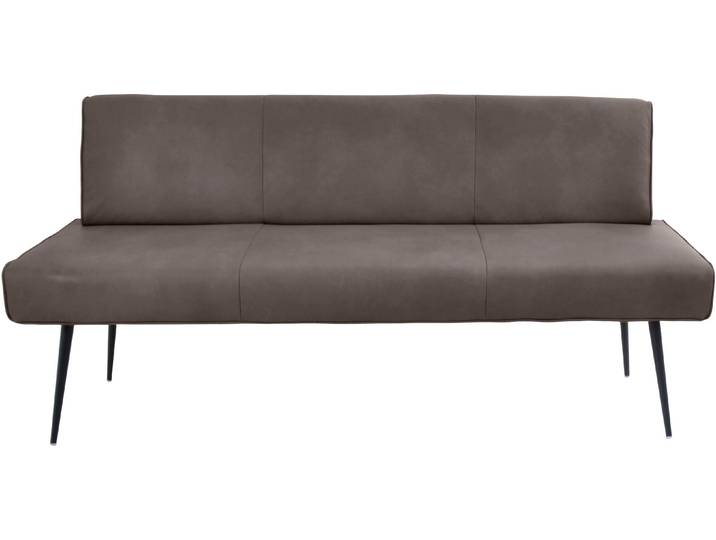 K+W Komfort & Wohnen Giacomo I Polsterbank Metallfüsse in schwarz, wahlweise in der Breite 200cm oder 177cm