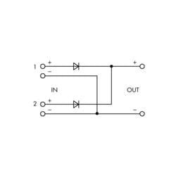 WAGO 787-886 Hutschienen-Redundanz-Modul (DIN-Rail) 40 A