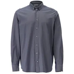 MASCOT Herren Langarmhemd FRONTLINE Blau-meliert 39-40 - 20204-741-41-39-40 - Blau-meliert