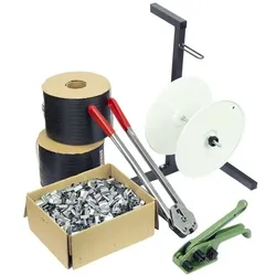Supra Ratiopac Umreifungs-Set »Standard« 12 mm x 1000 m weiß, 1.3 cm