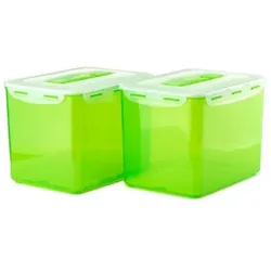 LocknLock 2 Aufbewahrungsdosen luft- & aromadicht inkl. Tragegriff je 12L Volumen
