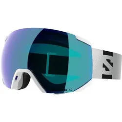 SALOMON Herren Brille GOGGLES RADIUM ML WHITE/Mid Blue, Größe ONE SIZE in Blau Blau