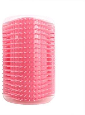 Uplifted Finds Massager For Cats PP Material Pet Brush For Grooming And Hair Removal pink