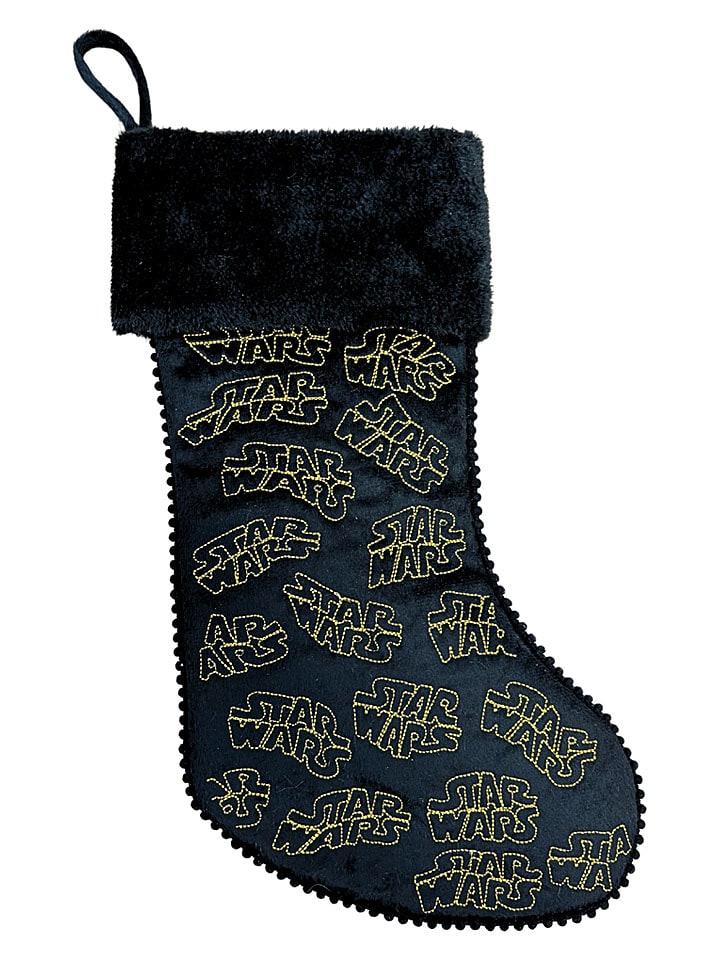 Christmas Inspirations Weihnachtsstrumpf "Star Wars" in Schwarz - (H)45 cm - onesize