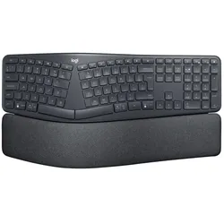 Logitech ERGO K860 Split for Business Tastatur Büro Bluetooth QWERTY US International Graphit