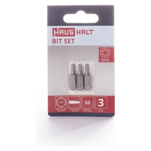 Haushalt SCREWDRIVER BIT TX15X25MM 3PCS (36514933)