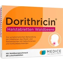 DORITHRICIN Halstabletten Waldbeere 20 St