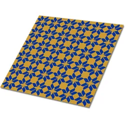 FLIESENAUFKLEBER 9 Stück 30x30 cm selbstklebend Blumenmuster