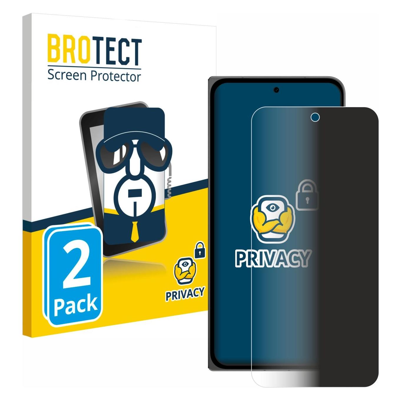 BROTECT Sichtschutzfolie Anti-Spy Privacy Folie Blaulicht-Schutz (OnePlus Open) (4356010)