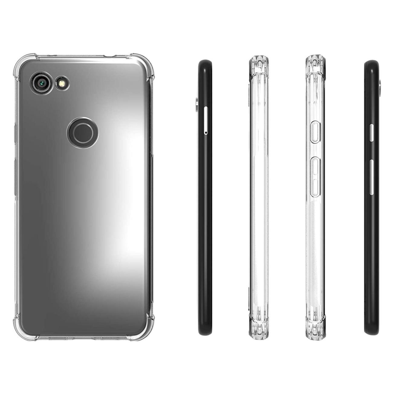 Screenguard Google Pixel 3a XL Hülle Crystal Soft Airbag Bumper (Google Pixel 3a XL) (00031150)