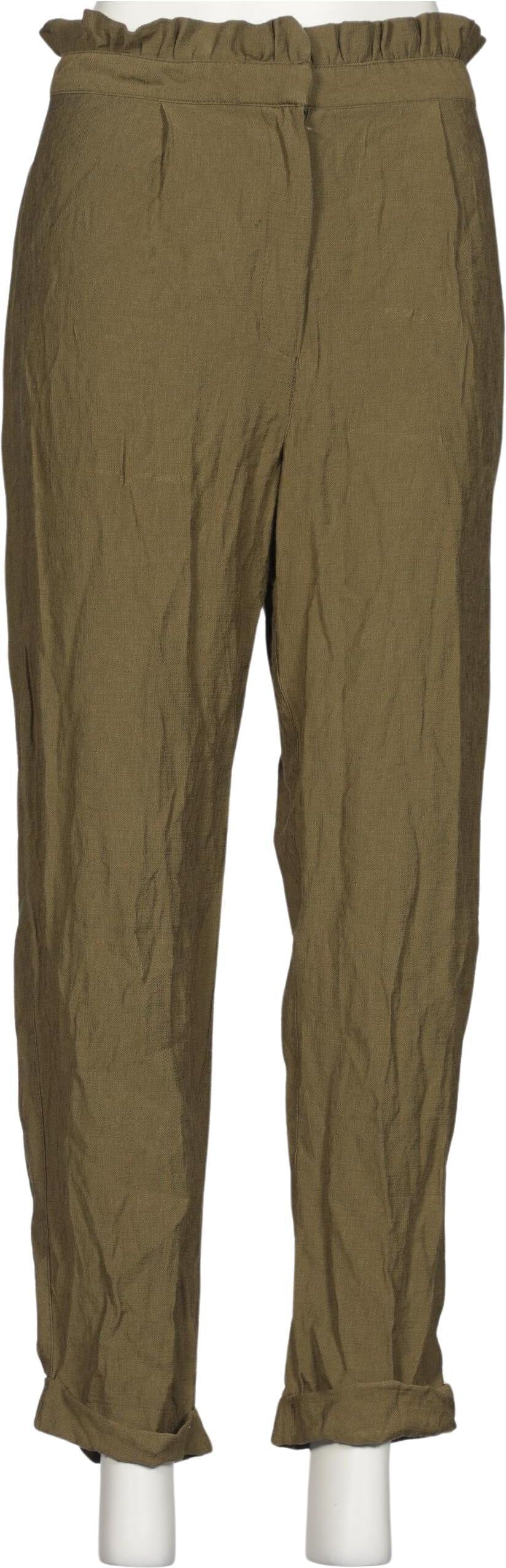 Topshop Damen Stoffhose, Grün, Gr. EU 38, Viskose / Synthetik - Second Hand