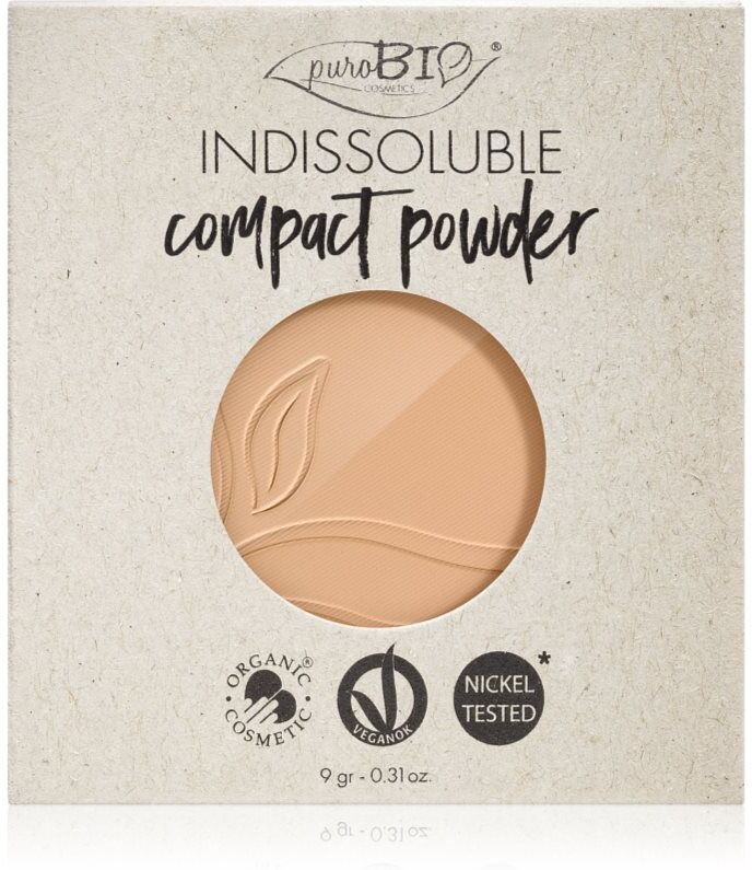 puroBIO Cosmetics Indissouble compact powder refill shade 03 9 g