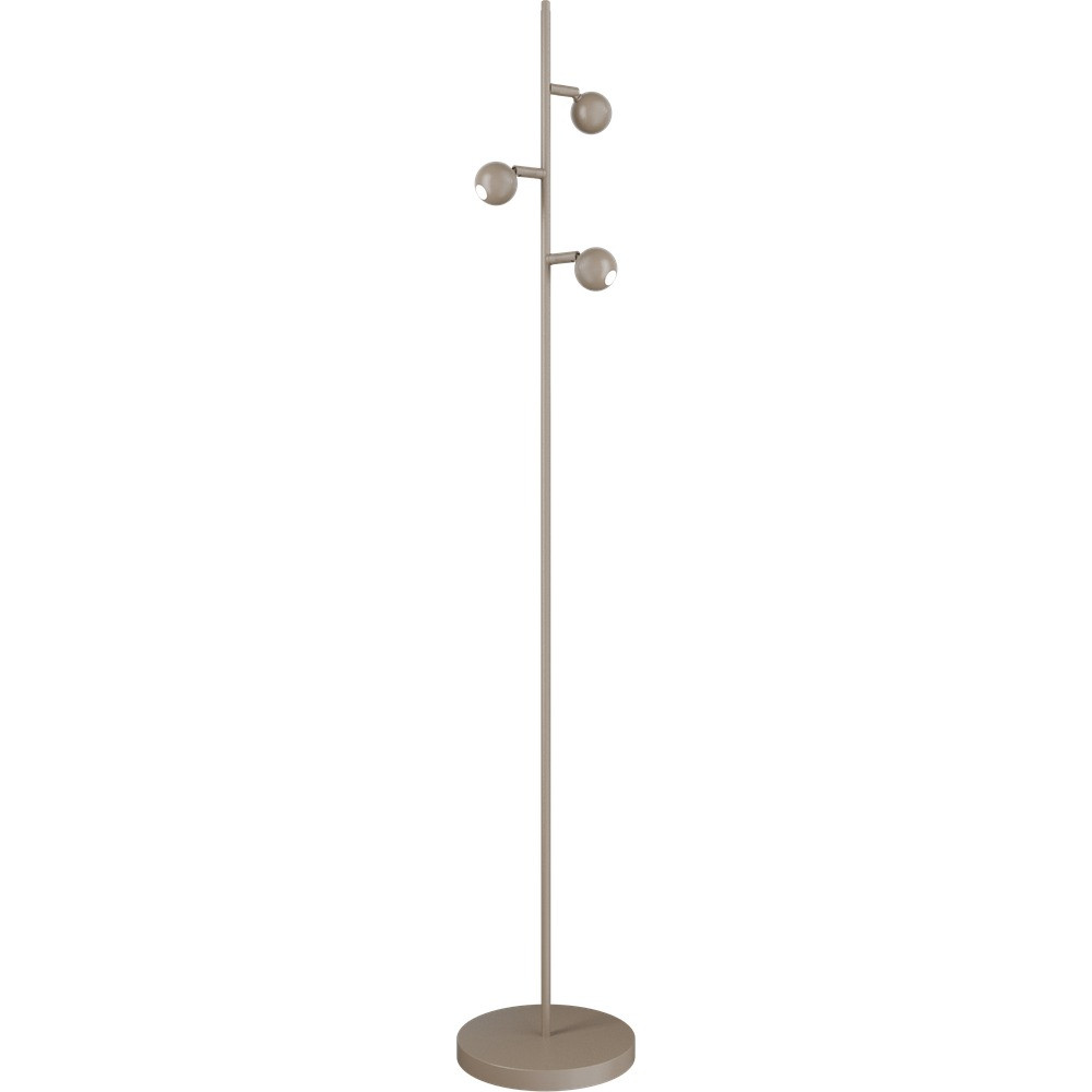 Masterlight Talana 3-lichts vloerlamp beige terra