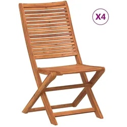 vidaXL, Gartenstühle, Ladental (4 Stück Ohne Armlehnen)