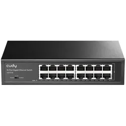 Cudy GS1016 network switch Gigabit Ethernet (10/100/1000) Black (16 Ports), Netzwerk Switch, Schwarz