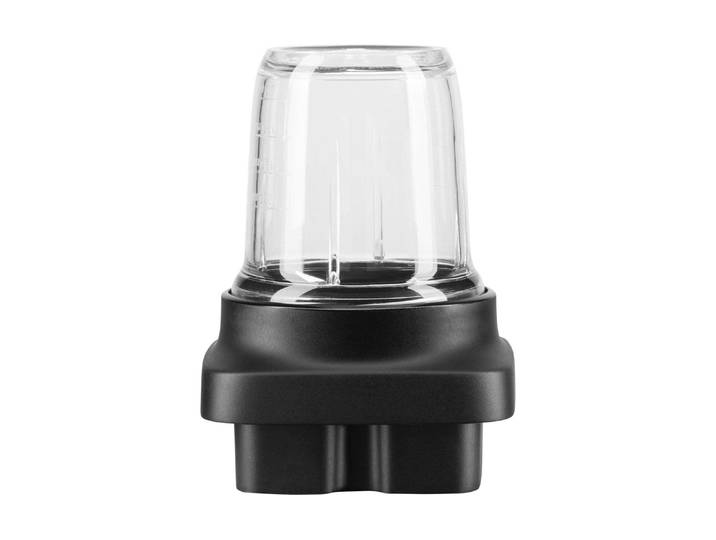 Zerkleinereraufsatz KITCHENAID 5KSB2040BBB 200 ml , schwarz (schwarz, transparent), Küchenmaschinen-Aufsätze, Zerkleinereraufsatz, Mixbehälter-Set für kleine Mengen