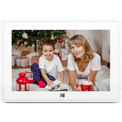 Kodak WiFi Foto Frame RCF 106 (10", 1280 x 800 Pixel), Digitaler Bilderrahmen, Weiss