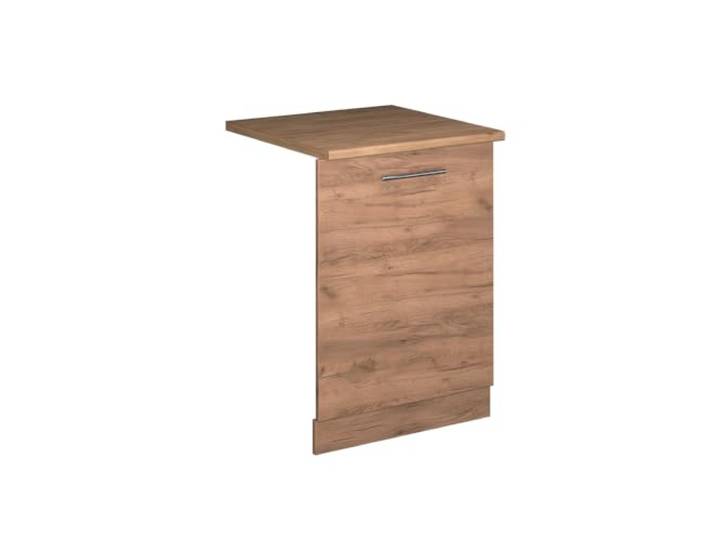 Vicco Geschirrspülblende Fame-Line , Goldkraft Eiche, 60 cm Für 60 cm vollintegrierten Geschirrspüler · Arbeitsplatte Eiche · Passend zur Küchenfront · Metallgriffe