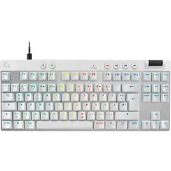 LOGITECH PRO X TKL RAPID mit magnetischen Analogschaltern, Gaming-Tastatur, kabelgebunden, White