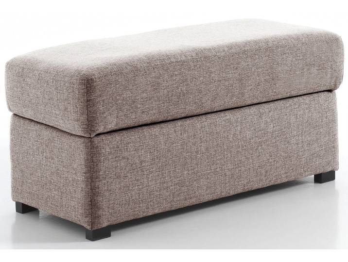 Pouf rectangle, Taupe clair