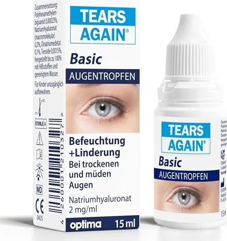 Tears Again Basic Augentropfen 15 ml