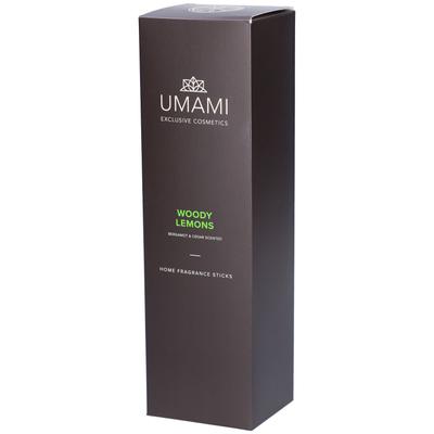 Umami Woody Lemons Home Fragrance Sticks Bergamot & Ceder 250 ml Ätherisches Öl