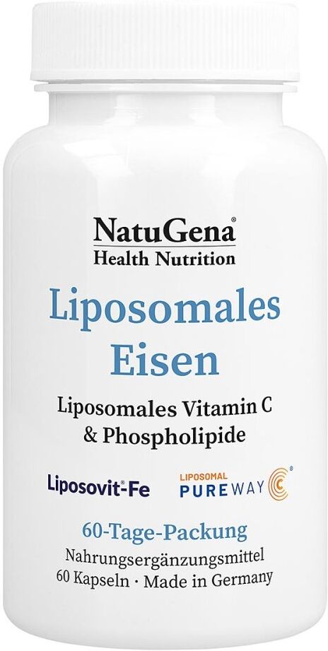 Liposomales Eisen + Vitamin C Kapseln Vegan