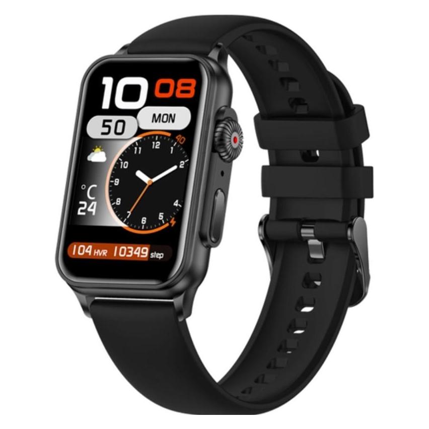 Rubicon Smartwatch Unisex RNCF06 - Sportmodi, Herzfrequenz-Oximeter (sr051a) (28 mm, Schwarz, ohne SIM) (sr051a)