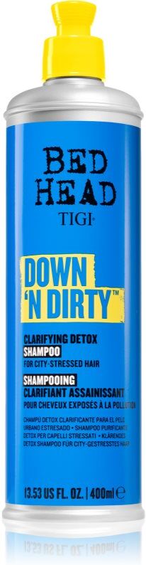 TIGI Down N' Dirty Clarifying Detox Shampoo reinigendes Detox-Shampoo zur täglichen Anwendung 400 ml
