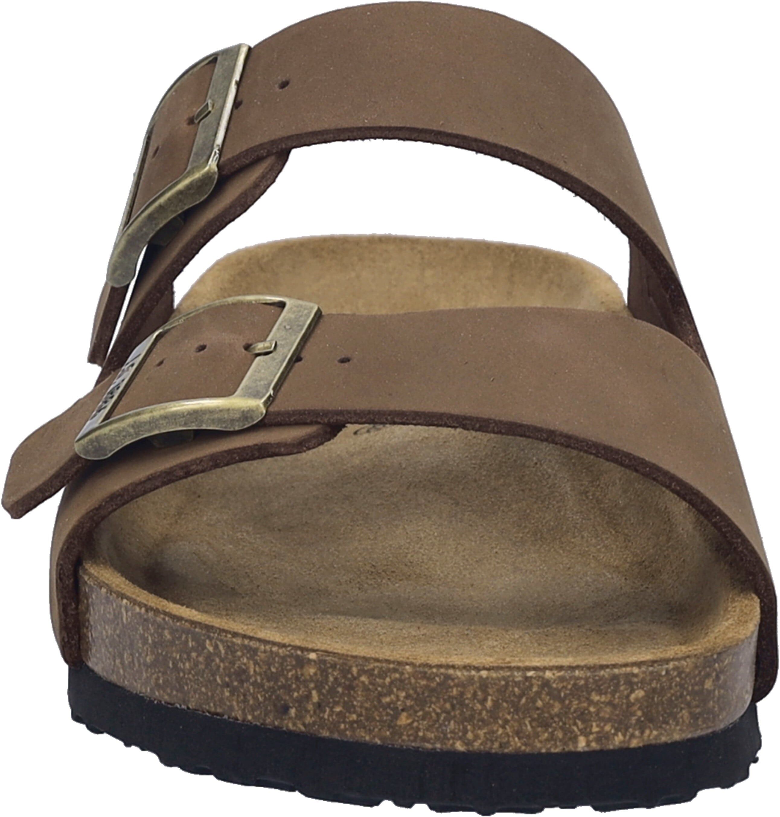 Pantolette JOSEF SEIBEL "Josef 01", Herren, Gr. 41, Leder, braun, Schuhe Pantolette, Sommerschuh, Schlappen, Sandale mit softem Fussbett braun 41, Leder